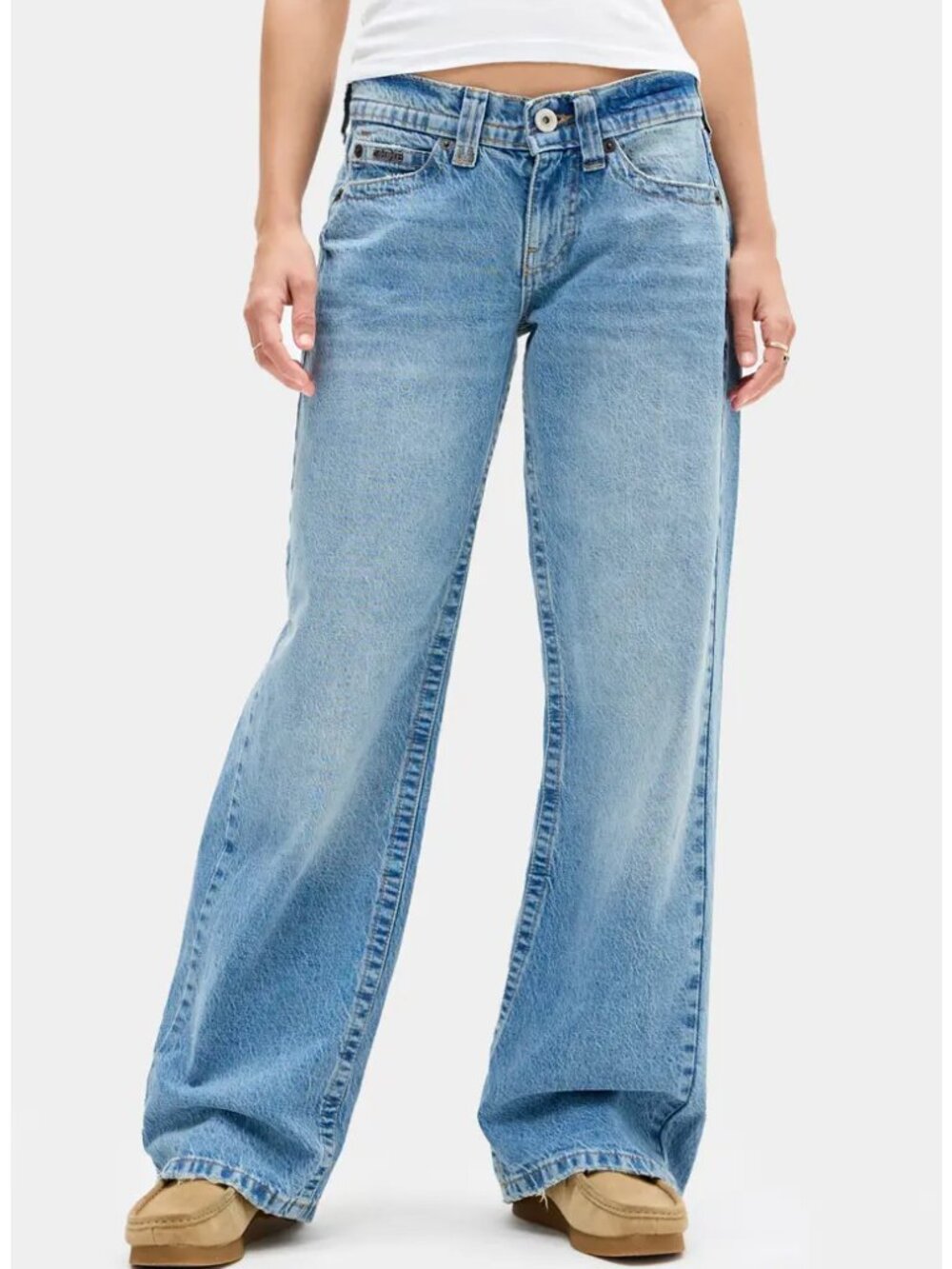 BDG Kayla Low Rider Wide Leg Jeans